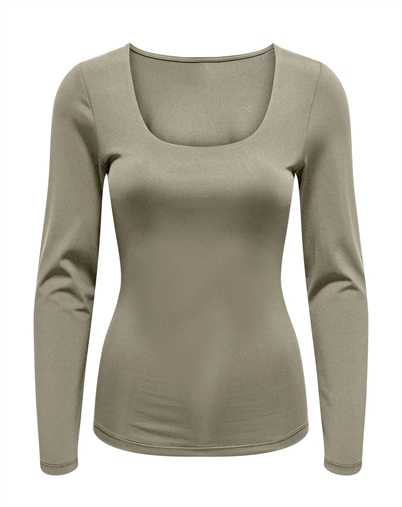 Ea 2-Way Deep Neck T-shirt - Only